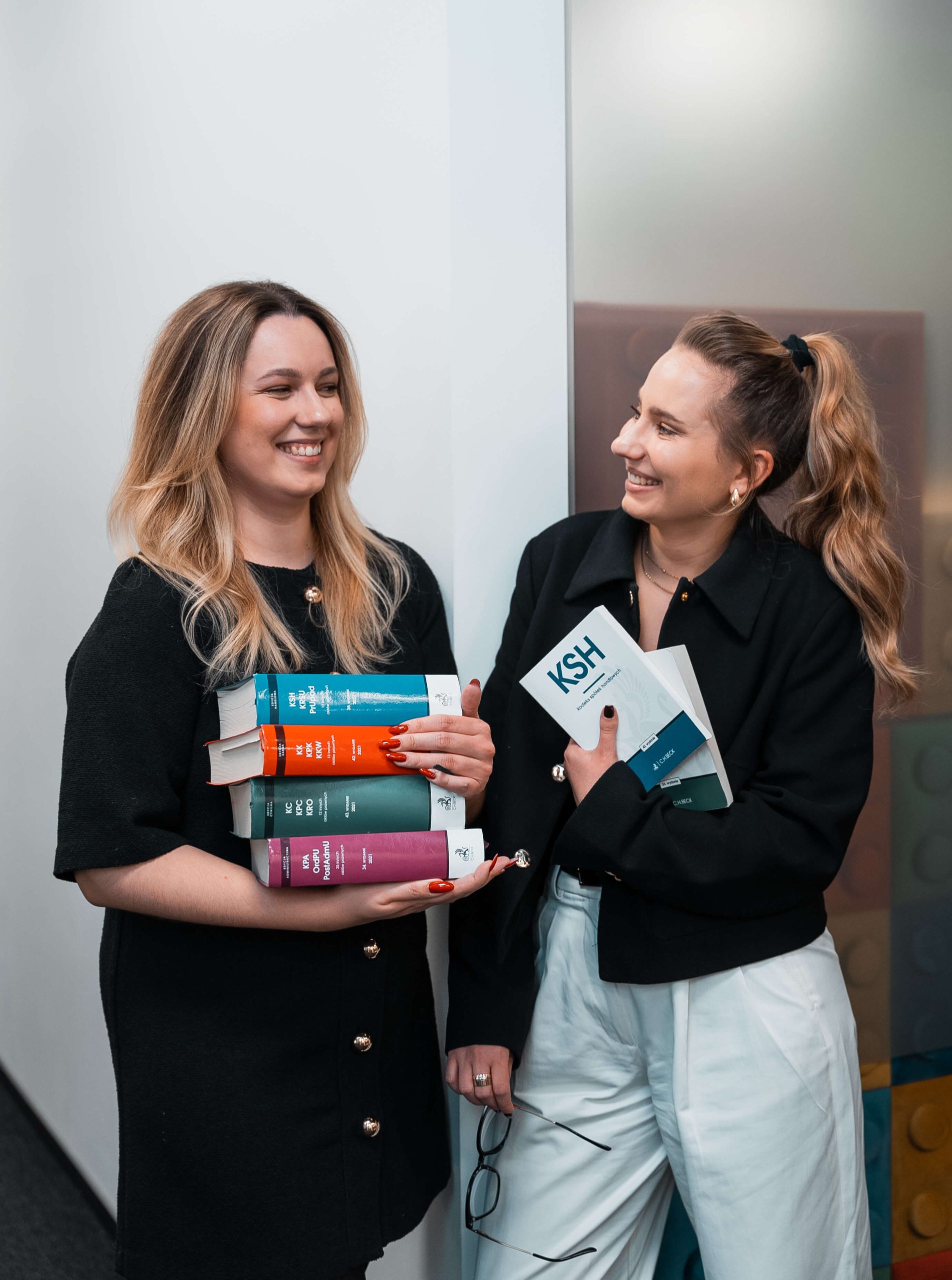 two women's with books